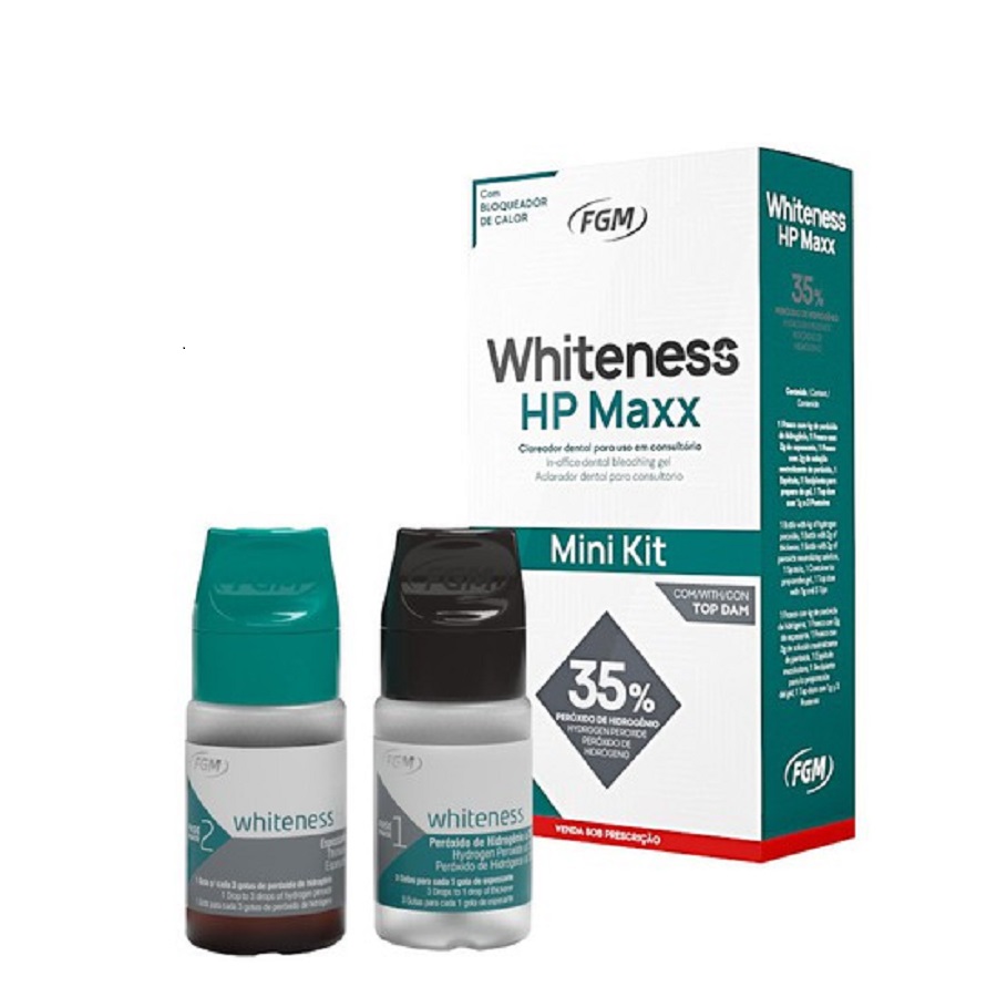 Clareador Whiteness HP Maxx 35% Mini Kit