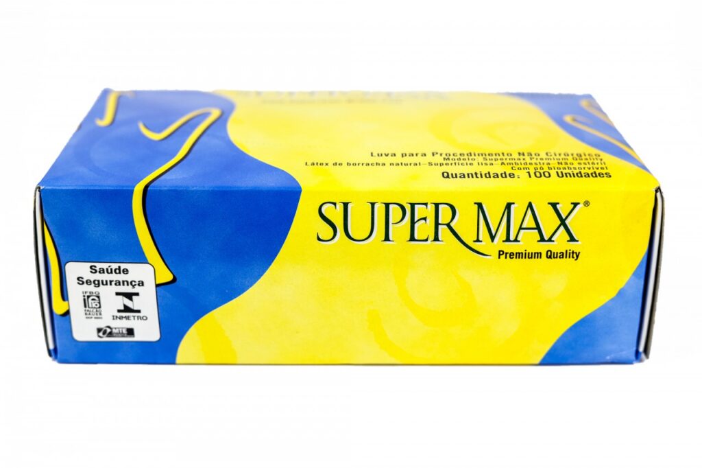 Luva Latex com Po - Supermax