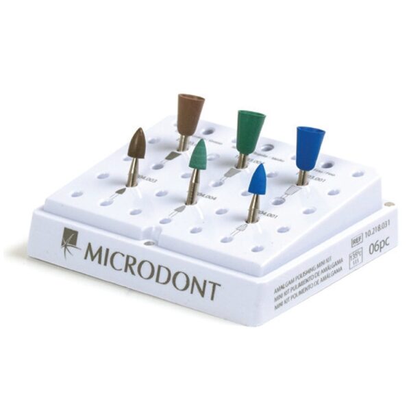 Mini Kit Polimento Amálgama c/06 - Microdont