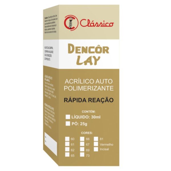 Resina Acrílica Dencor Lay Líquido