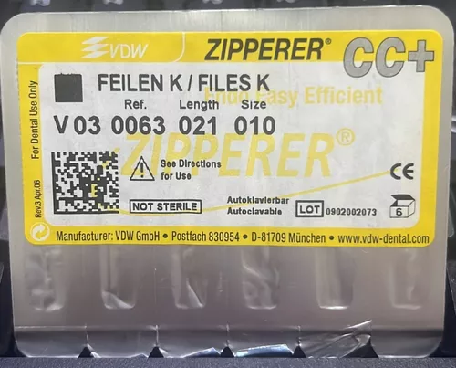 Lima K File CC+ Zipperer - VDW