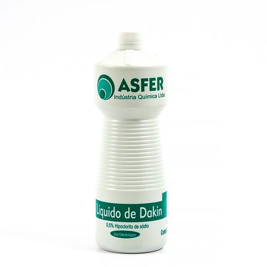 Hipoclorito de Sódio 0.5% Líquido de Dakin - Asfer