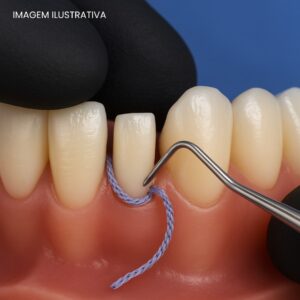 Fio retrator detalhes de uso