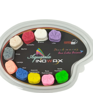 Cera Aquarela Inowax com 10 Cores Ana Lídia - Formaden