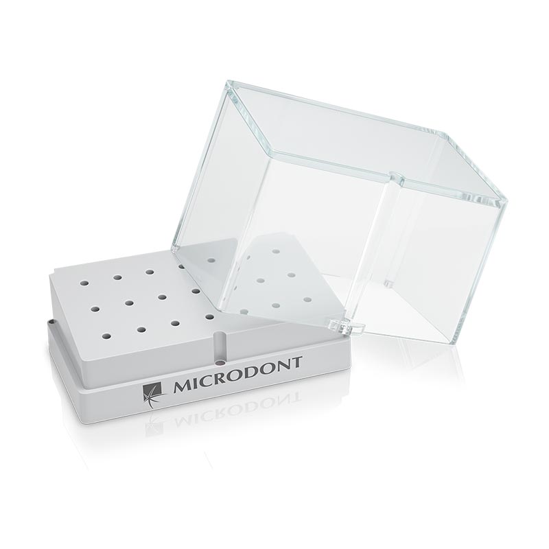 Broqueiro para Peça de Mão Acrílico com 21 Furos - Microdont