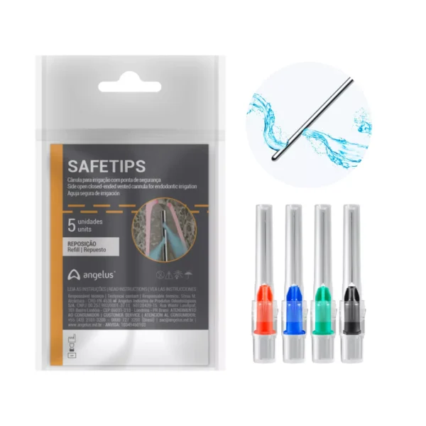 Agulha para Irrigação Safetips - Angelus
