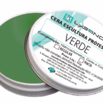 Cera para Escultura de Prótese Regular Verde Lata 50g