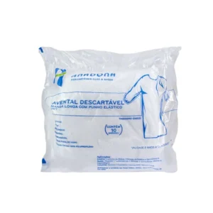 Avental Descartável Manga Longa 30g Standard c/ 10 - Anadona