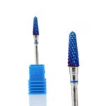 Broca de Tungstênio Cônica Azul para Unhas