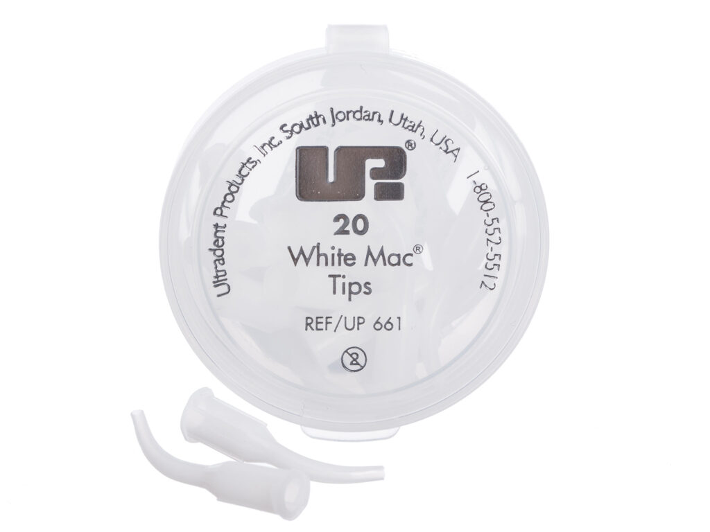 Ponta de Aspiração White Mac Tips c/ 20 - Ultradent