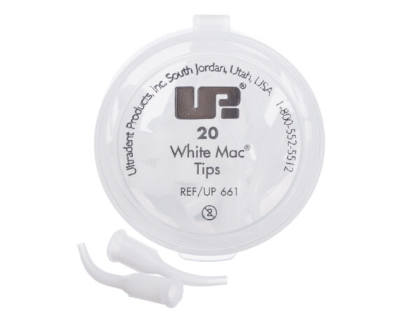 Ponta de Aspiração White Mac Tips c/ 20 - Ultradent