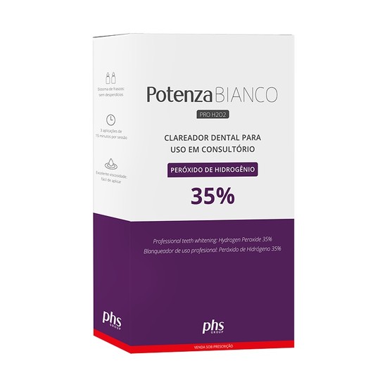 Clareador Potenza Bianco Pro 35% Kit 35% 3 Pacientes - PHS