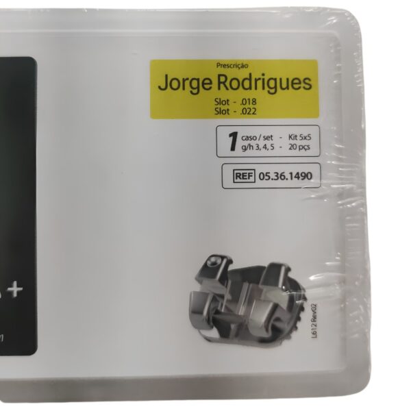 Bráquete Jorge Rodrigues Vector+ 1 caso - 20 un - Aditek