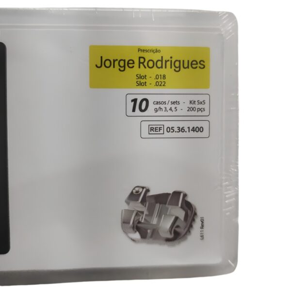 Bráquete Jorge Rodrigues Vector+ 10 casos - 200 un - Aditek