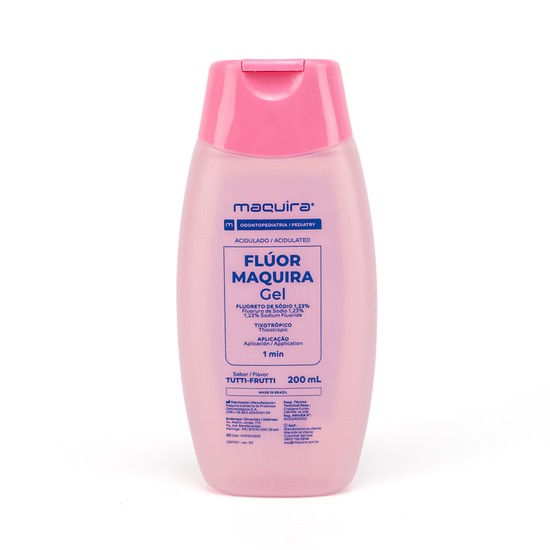 fluor-gel-maquira-acidulado-tutti-frutti Flúor em Gel Acidulado Tutti-Frutti 200ml - Maquira