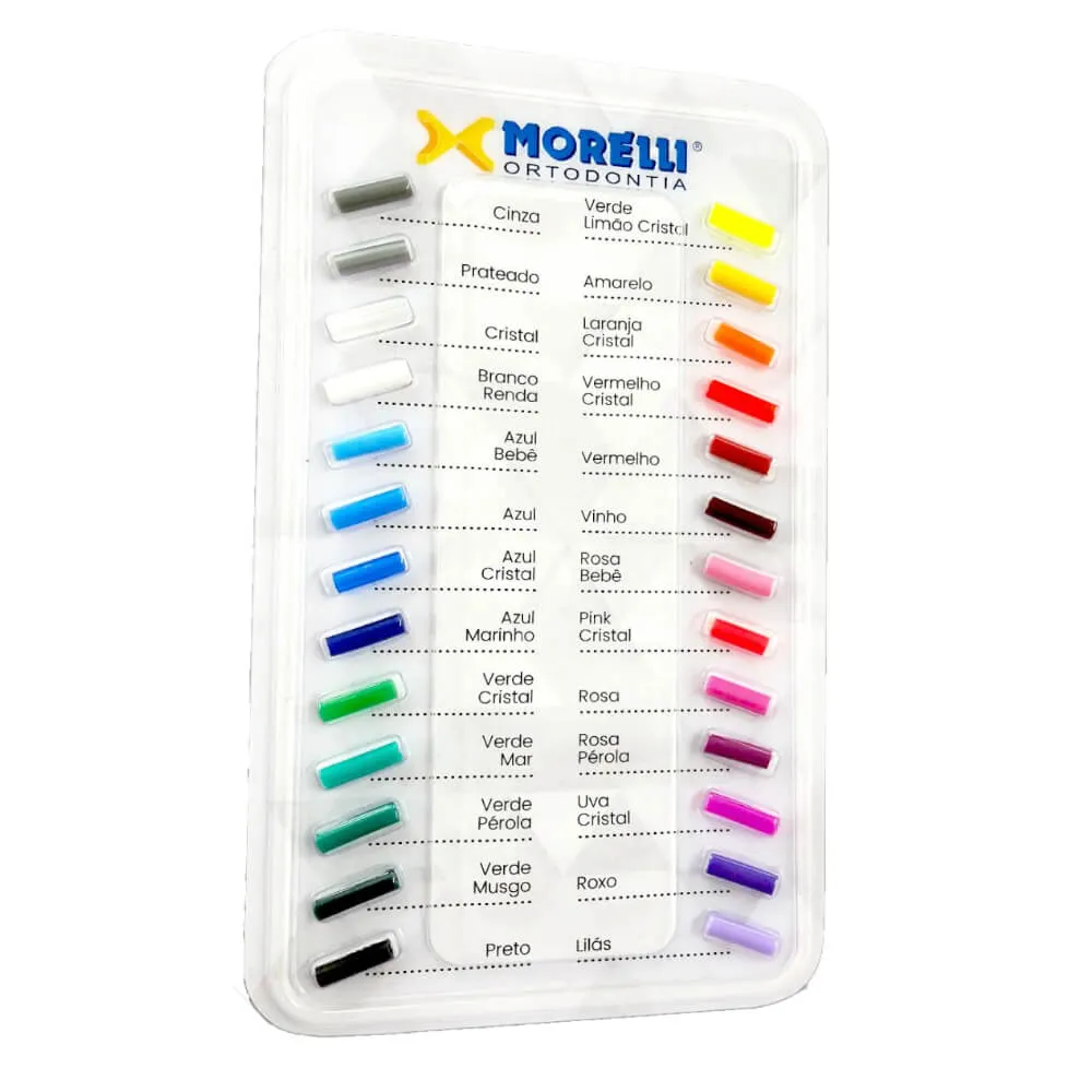 Mostruário de Cores Ligadura Elástica - Morelli