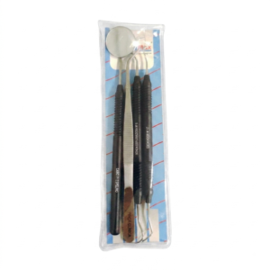 Kit Clínico 4 peças Preto - Steelmax
