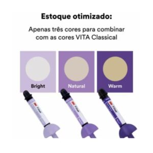Escala Cores Resina Filtek Easy Match - 3M Solventum