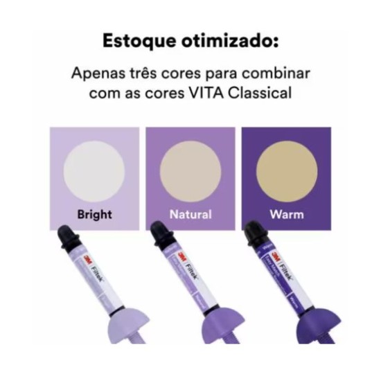 Escala Cores Resina Filtek Easy Match - 3M Solventum