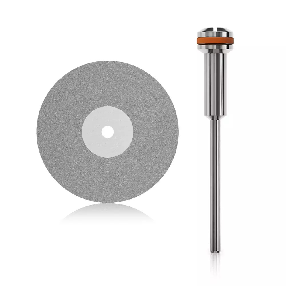 Disco Diamantado Dupla Face 7,0F + Mandril PM - Microdont