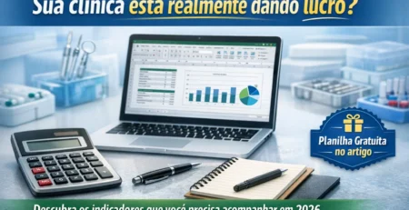 Indicadores financeiros para dentistas em consultório odontológico